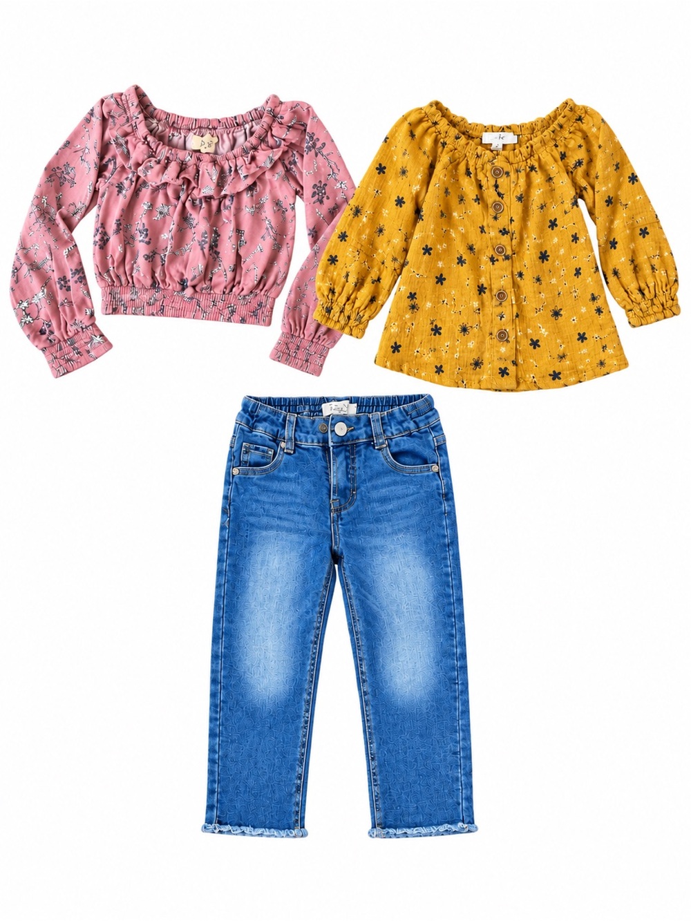 2T Girls Jessica Simpson Tops and Skinny Jeans